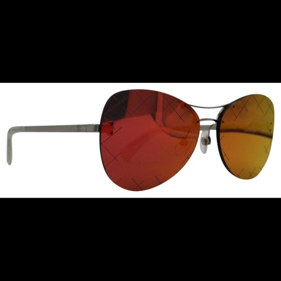 CHANEL Accessories - Chanel 4218 butterfly rimless sunglasses